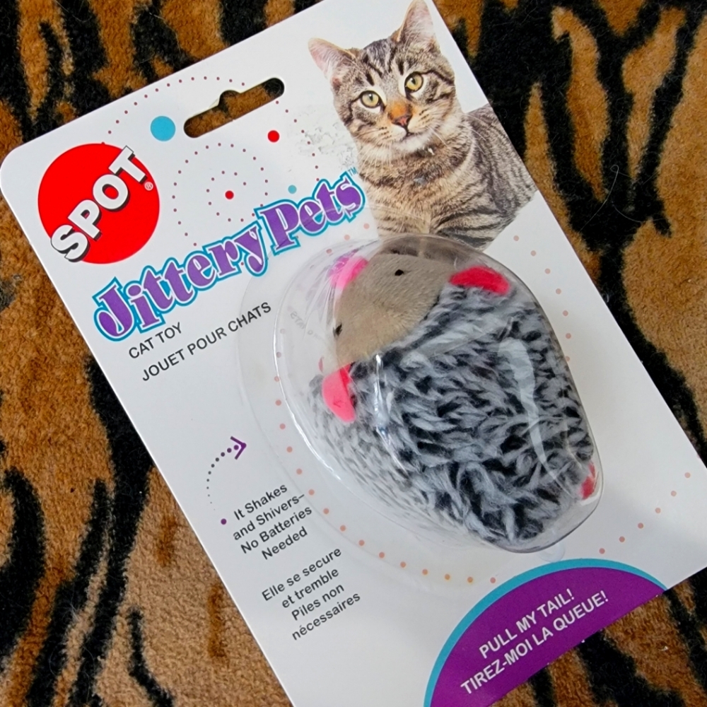SPOT Cat Jittery Pets Toy Ea. Variuos Colors Styles
